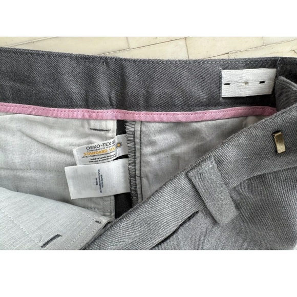 NWOT Lands End Girls Uniform Pants, Gray, Size 14 -No hem (32 Length)Brand New - Picture 6 of 8